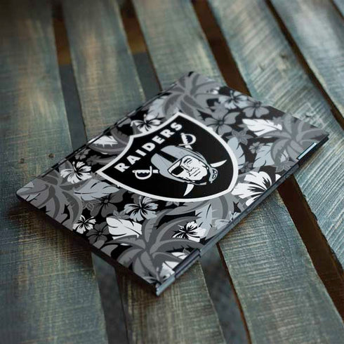 NFL Las Vegas Raiders Tropical Print HP Envy Skin