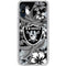 NFL Las Vegas Raiders Tropical Print Galaxy A10e Clear Case