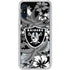 NFL Las Vegas Raiders Tropical Print Galaxy A10e Clear Case
