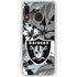 NFL Las Vegas Raiders Tropical Print Galaxy A20 Clear Case
