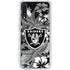NFL Las Vegas Raiders Tropical Print Galaxy A50 Clear Case