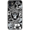 NFL Las Vegas Raiders Tropical Print iPhone 11 Clear Case