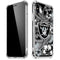 NFL Las Vegas Raiders Tropical Print iPhone X/XS Clear Case