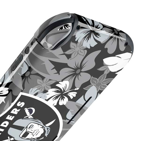 NFL Las Vegas Raiders Tropical Print Nintendo Switch Lite Skin