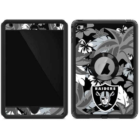 NFL Las Vegas Raiders Tropical Print Otterbox Defender iPad Skin