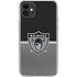 NFL Las Vegas Raiders Vintage iPhone 11 Clear Case