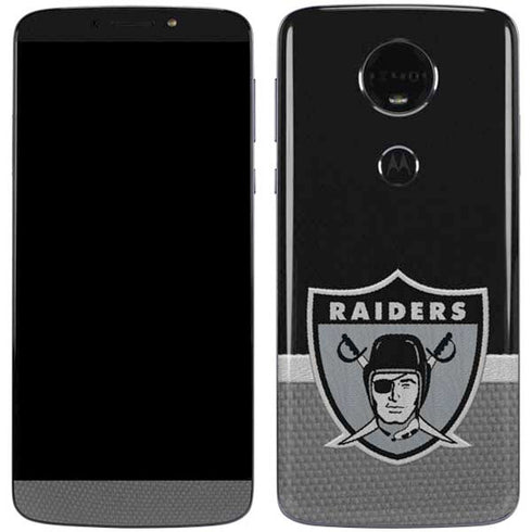 NFL Las Vegas Raiders Vintage Moto E5 Plus Skin