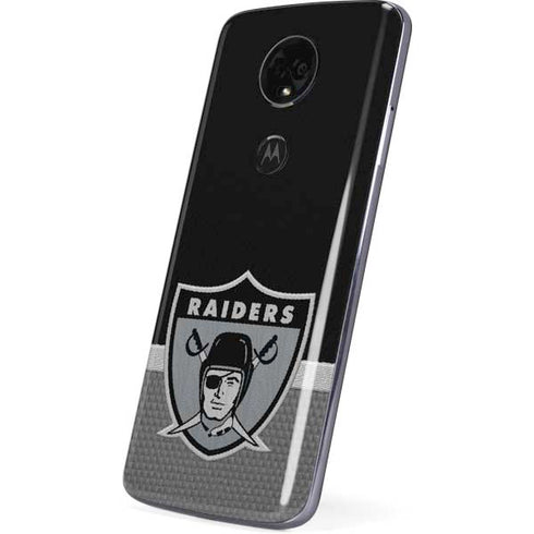 NFL Las Vegas Raiders Vintage Moto E5 Plus Skin