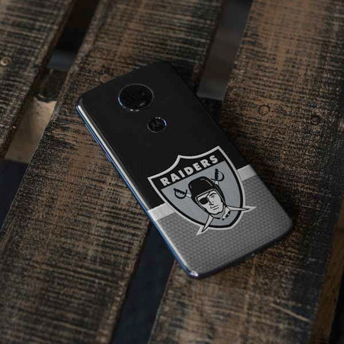 NFL Las Vegas Raiders Vintage Moto E5 Plus Skin