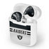 NFL Las Vegas Raiders White Striped Apple AirPods Skin