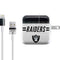 NFL Las Vegas Raiders White Striped iPad Charger (10W USB) Skin