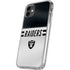 NFL Las Vegas Raiders White Striped iPhone 11 Clear Case