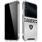 NFL Las Vegas Raiders White Striped iPhone X/XS Clear Case