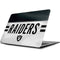NFL Las Vegas Raiders White Striped Apple MacBook Skin