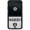 NFL Las Vegas Raiders White Striped Otterbox Commuter iPhone Skin