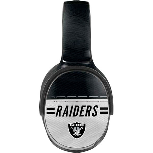 NFL Las Vegas Raiders White Striped Skullcandy Venue Skin