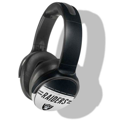 NFL Las Vegas Raiders White Striped Skullcandy Venue Skin