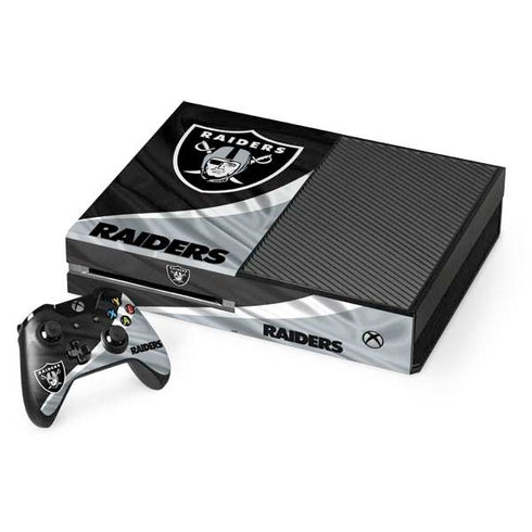 NFL Las Vegas Raiders Xbox One Console and Controller Bundle Skin