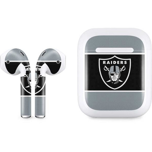 NFL Las Vegas Raiders Zone Block Apple AirPods Skin