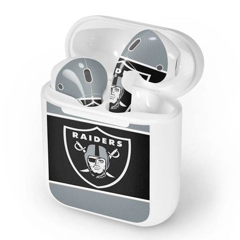 NFL Las Vegas Raiders Zone Block Apple AirPods Skin