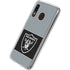 NFL Las Vegas Raiders Zone Block Galaxy A20 Clear Case