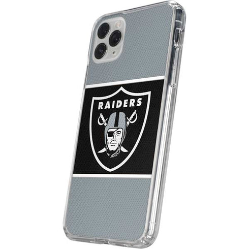 NFL Las Vegas Raiders Zone Block iPhone 11 Pro Clear Case