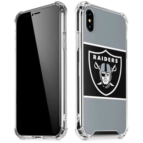 NFL Las Vegas Raiders Zone Block iPhone X/XS Clear Case