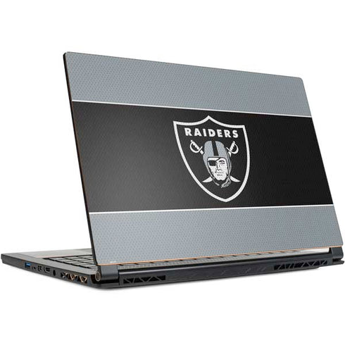 NFL Las Vegas Raiders Zone Block MSI GS65 Stealth Laptop Skin