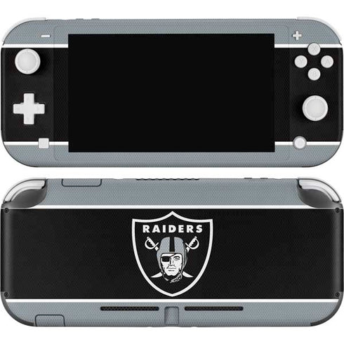 NFL Las Vegas Raiders Zone Block Nintendo Switch Lite Skin