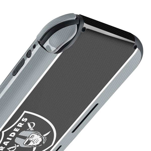 NFL Las Vegas Raiders Zone Block Nintendo Switch Lite Skin