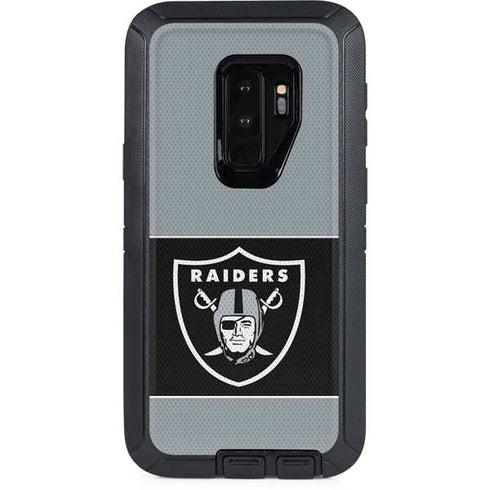 NFL Las Vegas Raiders Zone Block Otterbox Defender Galaxy Skin