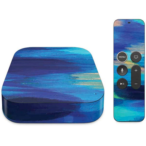 Etta Vee Ocean Blue Brush Stroke Apple TV Skin