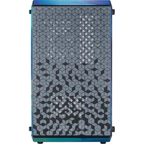 Etta Vee Ocean Blue Brush Stroke Cooler Master MasterBox Q300L Mini Tower Skin