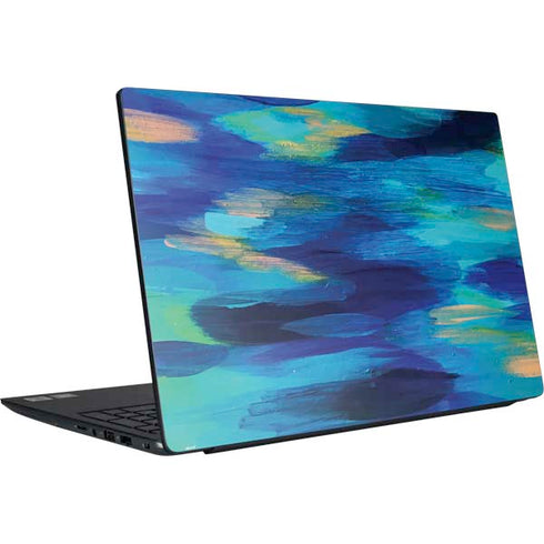 Etta Vee Ocean Blue Brush Stroke Dell Vostro Skin