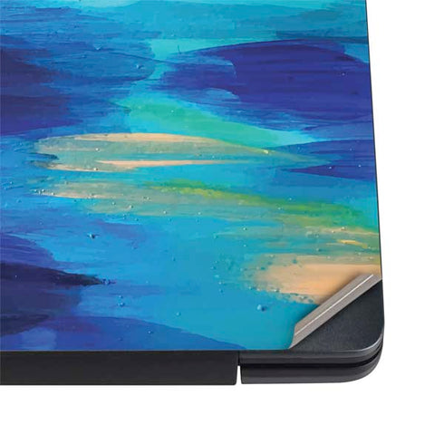 Etta Vee Ocean Blue Brush Stroke Dell Vostro Skin