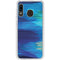 Etta Vee Ocean Blue Brush Stroke Galaxy A20 Clear Case