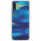 Etta Vee Ocean Blue Brush Stroke Galaxy A50 Clear Case