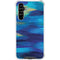 Ocean Blue Brush Stroke by Etta Vee Galaxy A54 5G Clear Case