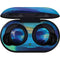 Etta Vee Ocean Blue Brush Stroke Galaxy Buds Skin