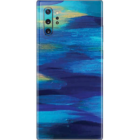 Etta Vee Ocean Blue Brush Stroke Galaxy Note 10 Plus Skin