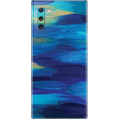 Etta Vee Ocean Blue Brush Stroke Galaxy Note 10 Skin