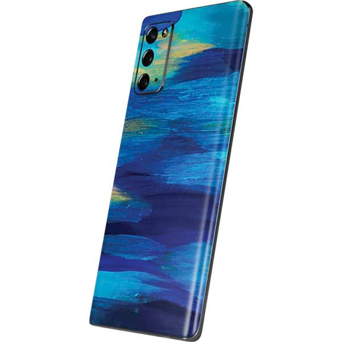 Etta Vee Ocean Blue Brush Stroke Galaxy Note20 5G Skin
