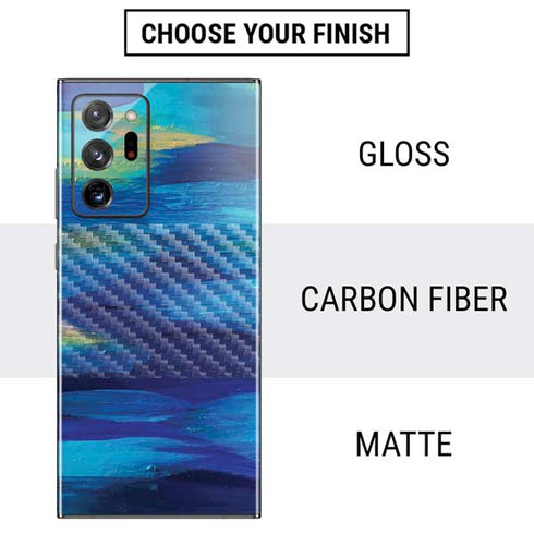 Etta Vee Ocean Blue Brush Stroke Galaxy Note20 Ultra 5G Skin