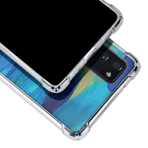 Etta Vee Ocean Blue Brush Stroke Galaxy S20 FE Clear Case