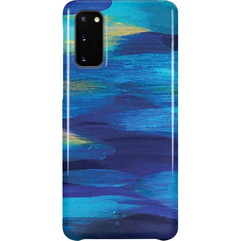 Etta Vee Ocean Blue Brush Stroke Galaxy S20 Lite Case
