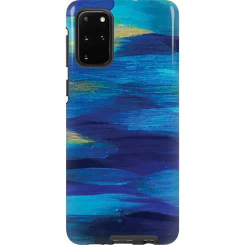 Etta Vee Ocean Blue Brush Stroke Galaxy S20 Plus Pro Case