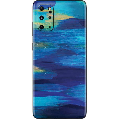 Etta Vee Ocean Blue Brush Stroke Galaxy S20 Plus Skin