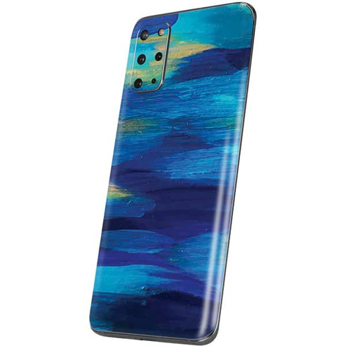 Etta Vee Ocean Blue Brush Stroke Galaxy S20 Plus Skin