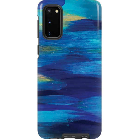 Etta Vee Ocean Blue Brush Stroke Galaxy S20 Pro Case