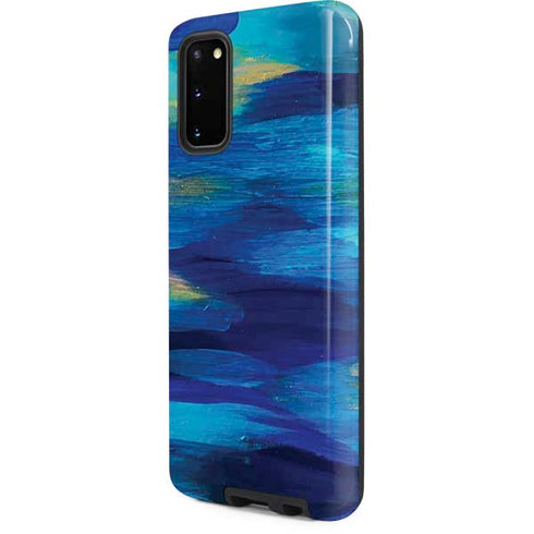 Etta Vee Ocean Blue Brush Stroke Galaxy S20 Pro Case